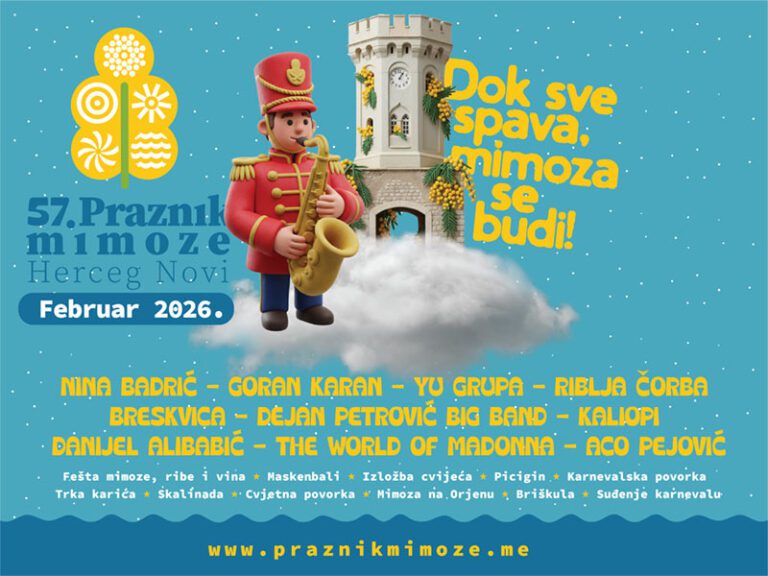„Dok sve spava, mimoza se budi“ – Dobro došli u Herceg Novi na 57. Praznik mimoze!