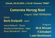 Premijerno sjutra „Camerata Herceg Novi“
