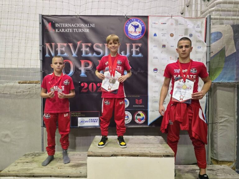 Karatistima Bijele pet, a Tempa dvije medalje u Nevesinju