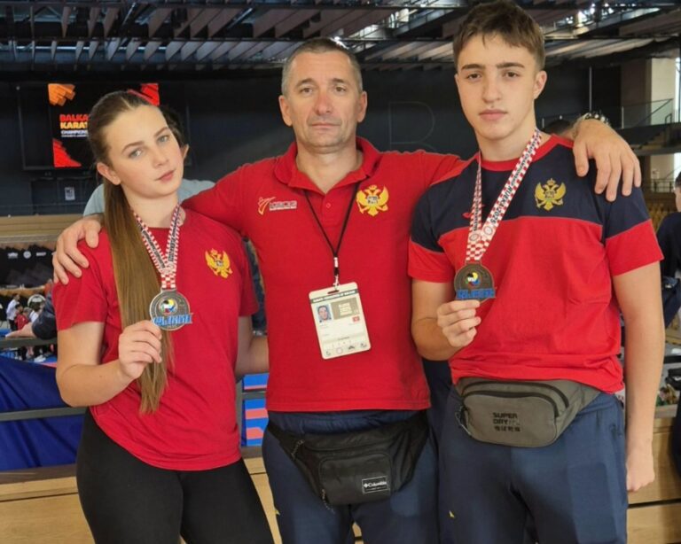 Članovi Šotokan tima u crnogorskoj reprezentaciji osvojili bronzu na Balkanskom prvenstvu