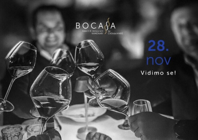 Vinsko veče u Bocasa Beach & Restaurant: Uživajte u ekskluzivnom spoju italijanske tradicije i crnogorskog ambijenta