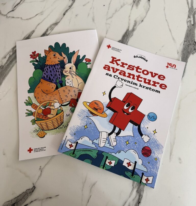 Krstove avanture sa Crvenim krstom – nova Crnogorska bojanka o vrijednostima koje ostaju