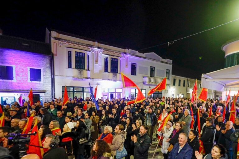 Živković u Herceg Novom: Ovo nije borba za vlast, već borba za očuvanje građanskih i antifašističkih temelja Crne Gore