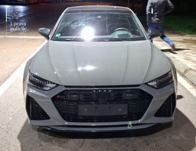 Na Debelom brijegu oduzet Audi RS7 koji se potražuje u Njemačkoj