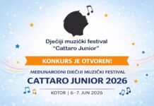 Međunarodni dječiji muzički festival Cattaro junior 2026: Konkurs za prijavu pjesama