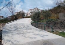 Sanirana ulica u Novom mestu na Gomili