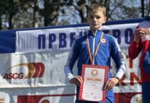 Viktor Jančić na otvaranju atletske sezone u novom dresu