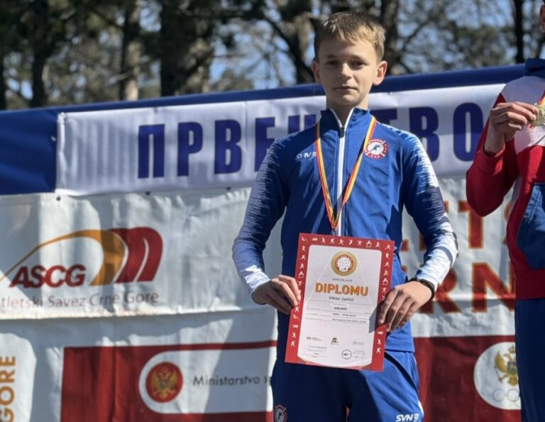 Viktor Jančić na otvaranju atletske sezone u novom dresu