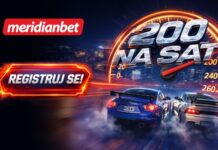 Meridianbet: Registruj se i kreni „200 na sat“