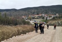 Predsjednik Opštine obišao radove na probijanju trase saobraćajnice Drenovik – Poslovna zona