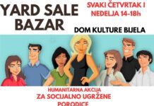 Svakog četvrtka i nedjelje garažna rasprodaja u Domu kulture u Bijeloj