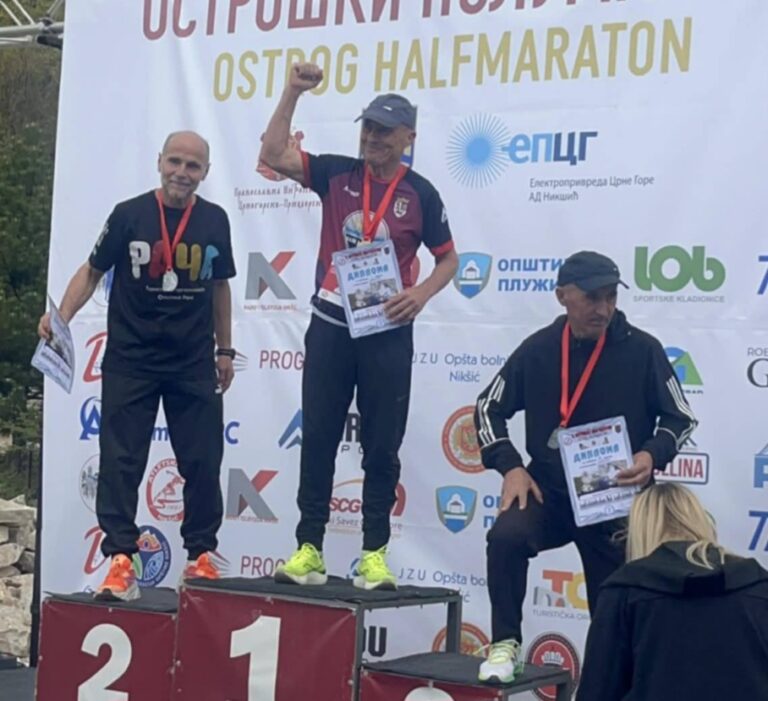 Na Ostroškom polumaratonu Negovan Stanković prvi u svojoj kategoriji 60+