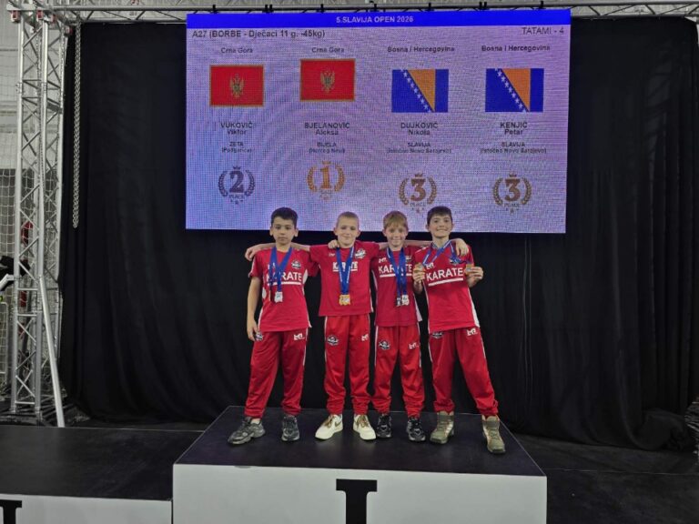 Osam medalja za karatiste Bijele na turniru „Slavija Open“