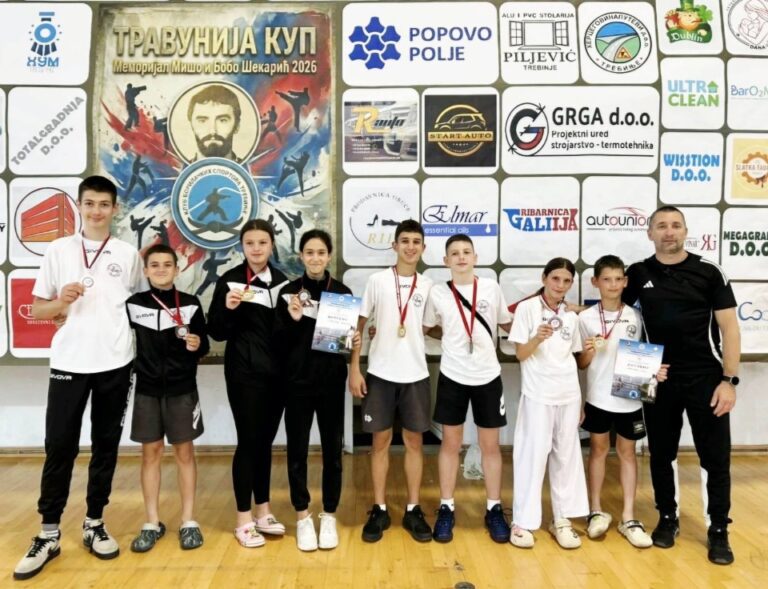 Na Travunija kupu osam medalja za karatiste Šotokana