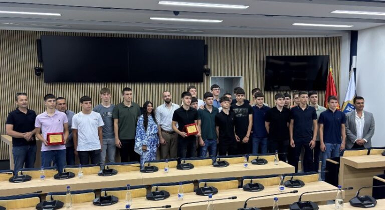 Prijem za kadetske ekipe KK Galeb i KK AS, osvajače srebra i bronze na Prvenstvu Crne Gore