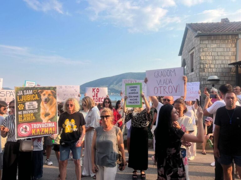 Protest na Gomili zbog trovanja dva psa Jale i Bube
