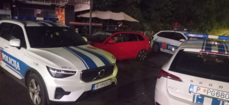Uhapšen vozač koji je pokušao da podmiti policajca u Herceg Novom, a  potom se zaključao u vozilo