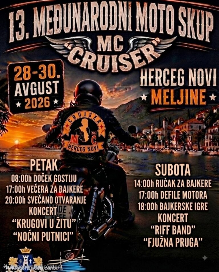 Herceg Novi krajem avgusta mjesto susreta ljubitelja motora i rokenrola