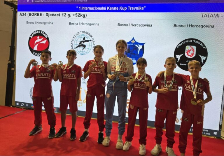 Bokeljski karatisti osvojili 11 medalja na Travnik Karate kupu