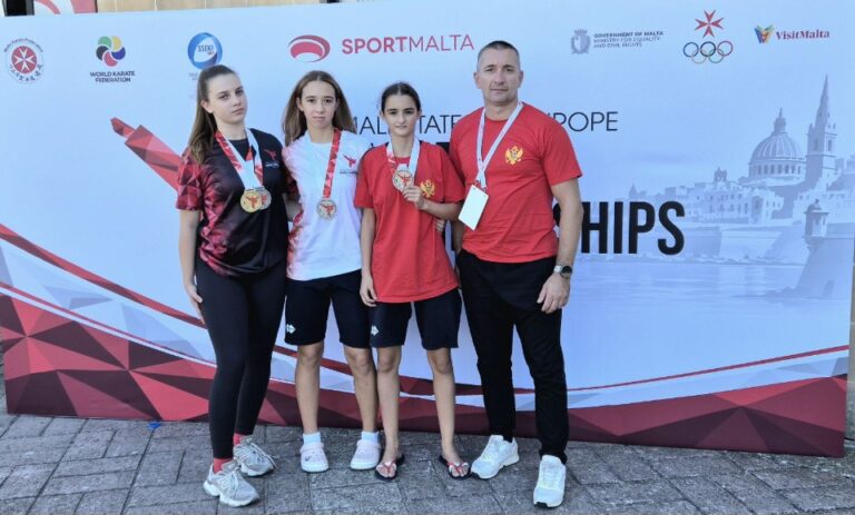 Šotokan karate tim odličan na Evropskom prvenstvu na Malti